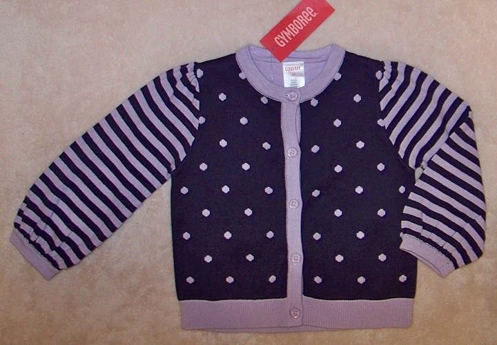 NWT Gymboree DANCE TEAM Purple Cardigan Sweater 6 12 mo  