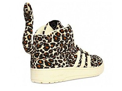   JS LEOPARD Jeremy Scott V24536 US7.5 bones panda bear wings  