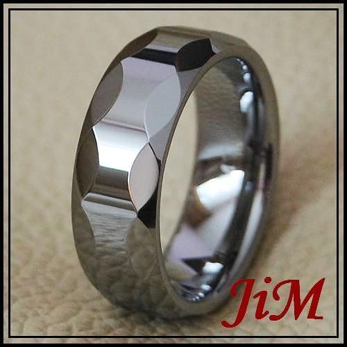 Tungsten Ring Men Wedding Band Titanium Color Anniversary Jewelry Gift 