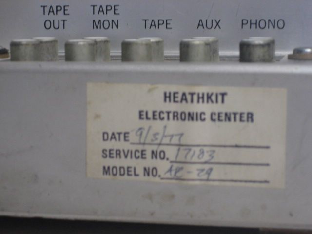 Vintage HEATHKIT AR 29 Receiver  