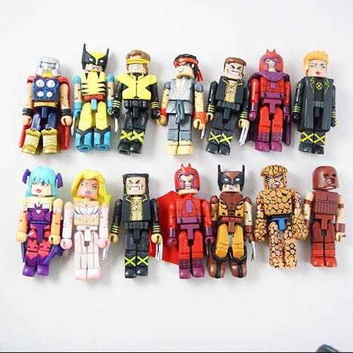   14pc Marvel Hero Squad Superman Minimate Figure Collection MV01  