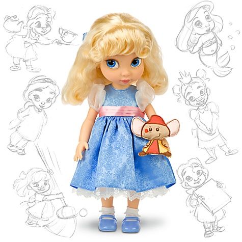 NEW NIB Disney Princess Cinderella Animators Collection Toddler Doll 