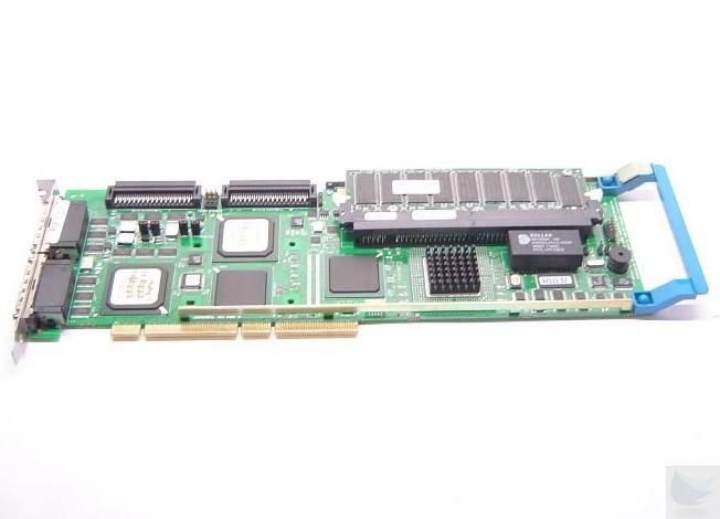 American Megatrends 471 / 495 PCI x SCSI Raid Controller Card  