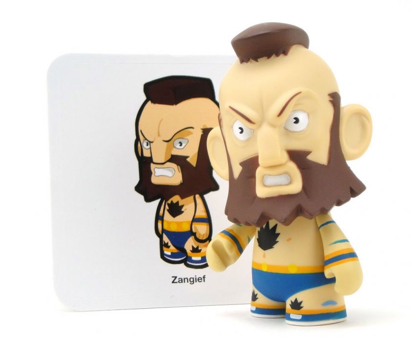 Zangief Street Fighter Mini Figure Toy Capcom Kidrobot Collectible 