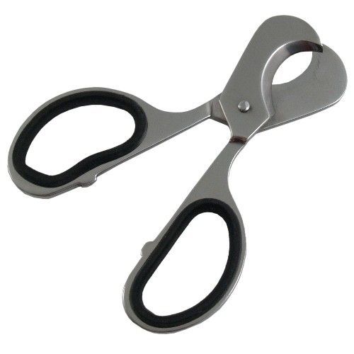 Stainless Steel Cigar Scissors w/Rubber Grips Cutter  