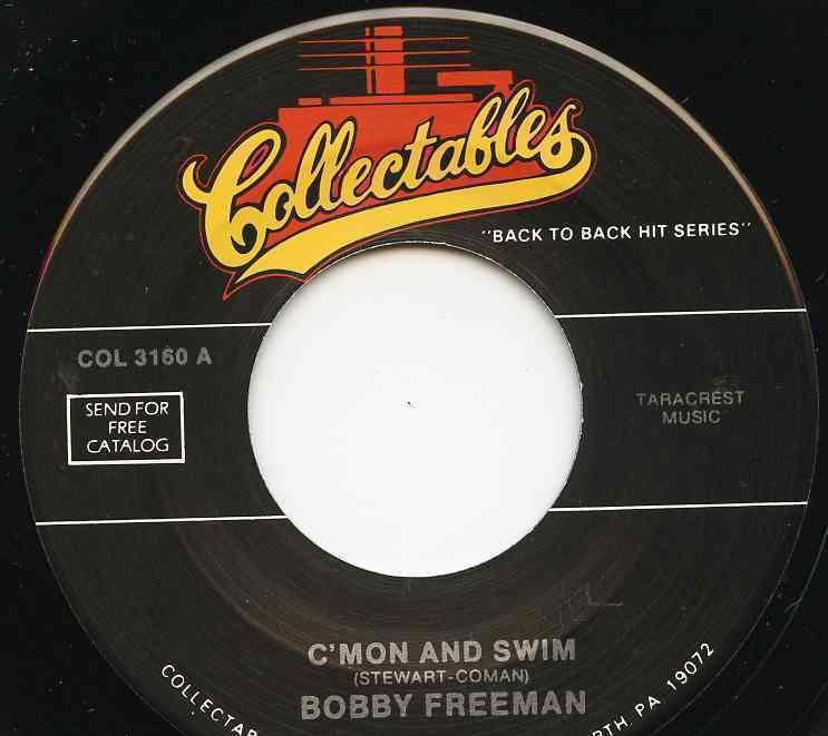 45 FREEMAN, BOBBY ~ CMON AND SWIM / KING CURTIS ~ SOUL TWIST  