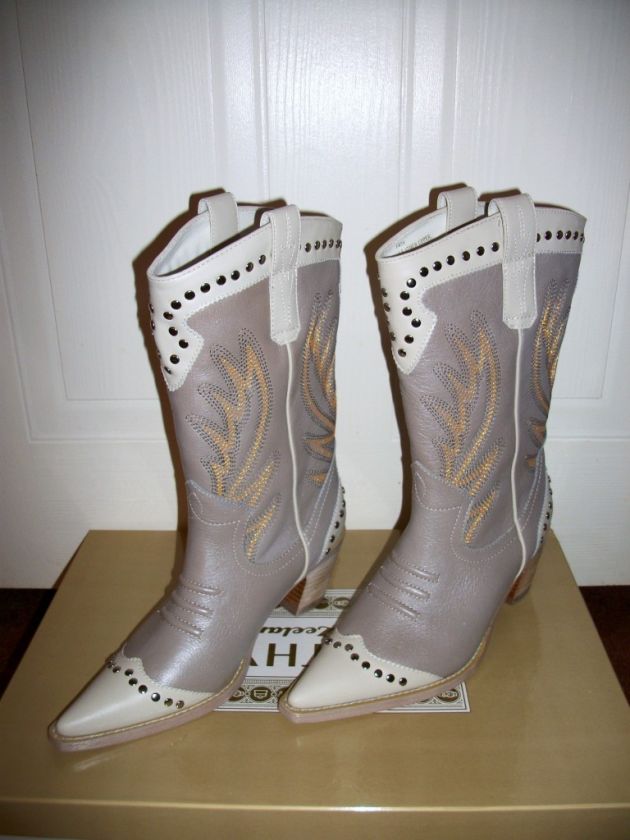 KATHY VAN ZEELAND EMMYLOU WESTERN BOOTS SZ 6.5 NEW  