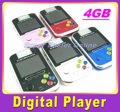 4GB 2.4 Screen Media MP4  Player Camera Games FM  