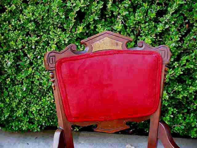 ANTIQUE VICTORIAN CHILDS ROCKER ROCKING CHAIR  