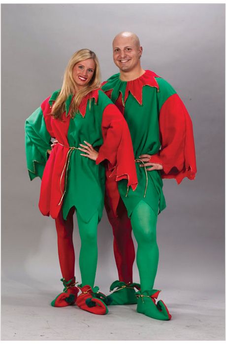 Elf Tunic Christmas Adult Halloween Costume  