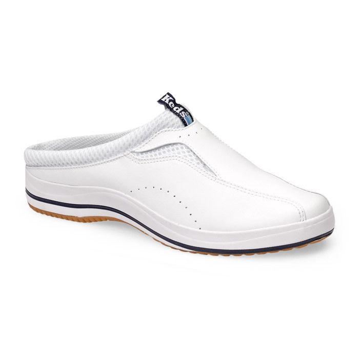 Keds Pacer Leather Mule womans sizes 6 10 NEW  