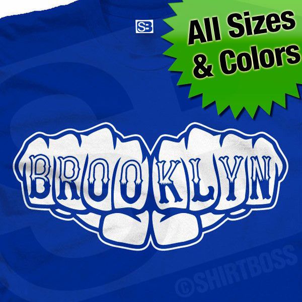 Brooklyn Fist Knuckle Tattoo Crooklyn New York T Shirt  