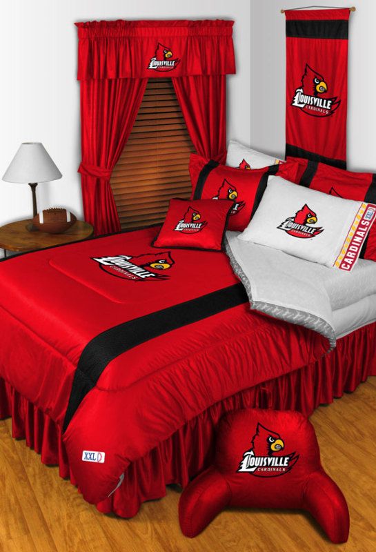 University of Louisville Bedding Set Sideline QUEEN  