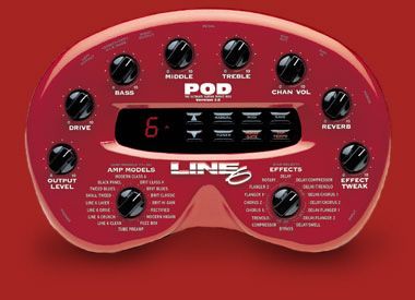 Product Line 6 POD 2.0 RESTOCK 01 Guitar Amp Modeler