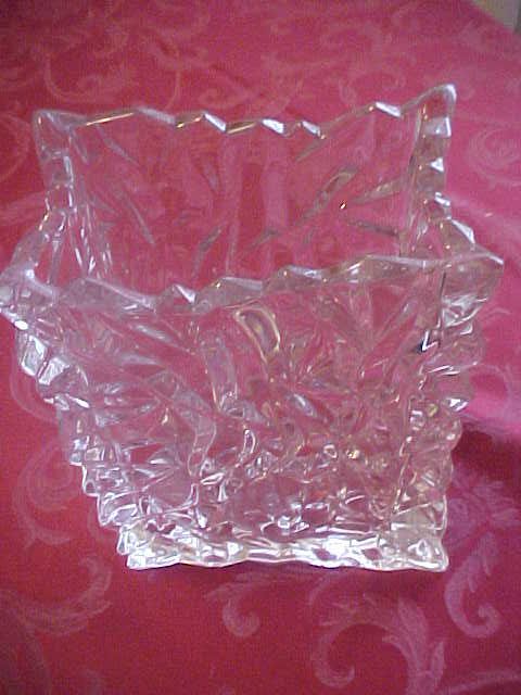 Rosenthal Studio Line Clear Lead Crystal Bag Vase (9)  