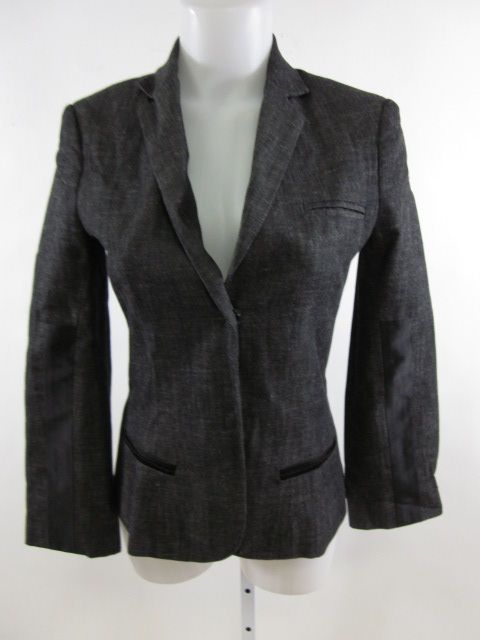 VNTG POLECI Gray Long Sleeve Blazer Jacket Sz 2  