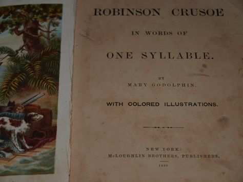 Robinson Crusoe ILLUSTRATED 1882 Edition  