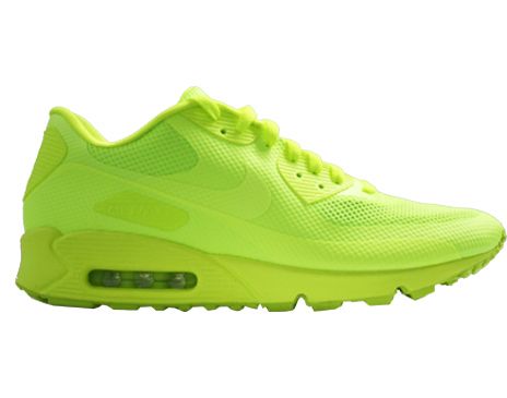 Nike Air Max 90 Hyperfuse Premium Volt/Volt Mens Running Shoes 454446 