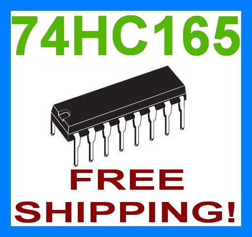 74HC165 74165 IC 8 BIT SHIFT REGISTER   FREE SHIP  