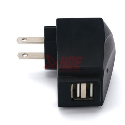 USB Ac Charger Dual Port Converter Adapter Wall Plug Travel Charging 