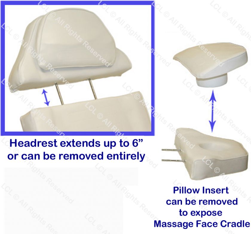 Hydraulic Lift Adjustable Facial Bed