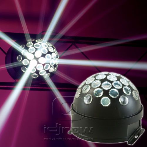 AMERICAN DJ STARBALL LED WHITE DISCO MIRROR BALL EFFECT LIGHTING 