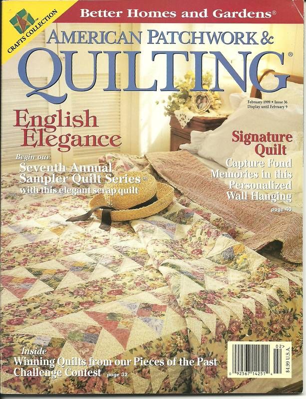 American Patchwork & Quilting February 1999 #36 ~ Empire Beauty ~ Doll 