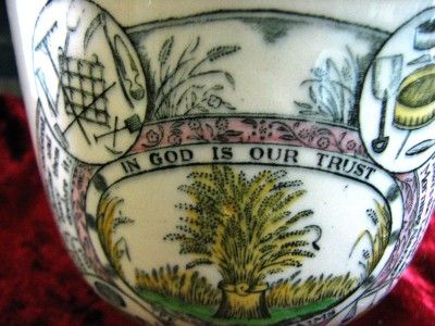 VINTAGE STAFFORDSHIRE FARMERS ARMS CUP ADAMS ENGLAND  