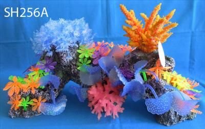 Aquarium Decoration 15.7 Coral Ornament For Fresh or Reef or Marine 