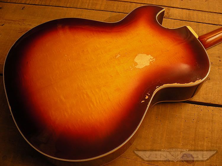 Vintage 1969 Guild CE 100 Archtop Jazz Guitar Cherry Sunburst FREE 