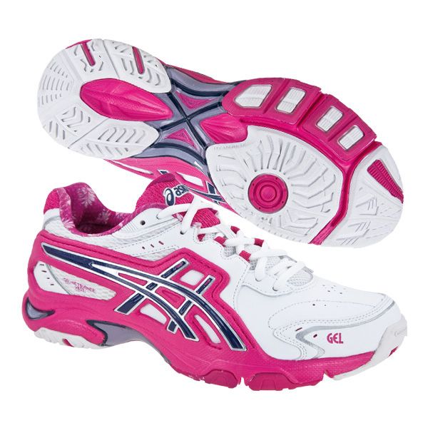 ASICS GEL NETBURNER VBS 3 Womens Netball Shoe WhiteFuschia 201112 