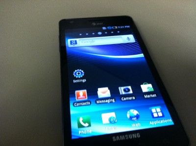 Galaxy S Samsung Infuse 4G i997 AT&T GSM Smartphone Black Needs Repair 