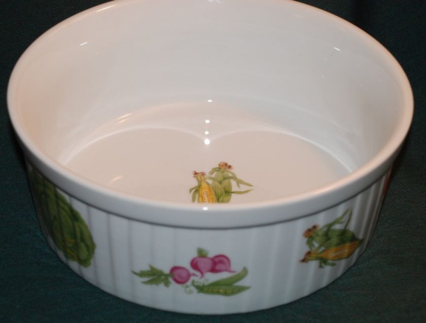 SHAFFORD Casserole Baking Dish   Vegetable Pattern  