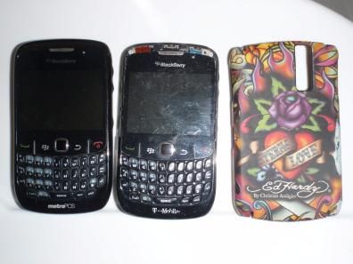 Two BLACKBERRY Phones T Mobile and Metro PCS  