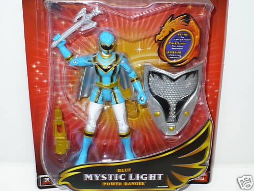 POWER RANGERS MYSTIC FORCE BLUE GIRL RANGER LIGHTS UP  