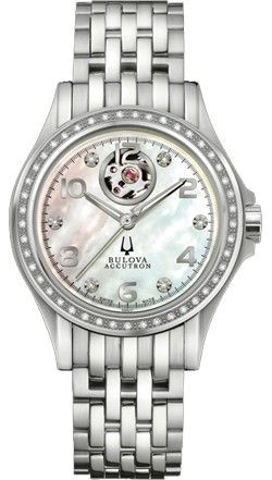 Bulova Accutron 63R117 Watch Kirkwood Ladies White MOP Dial  