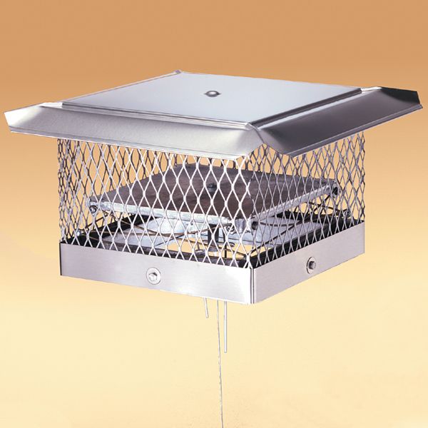 Lock Top II Chimney Cap Damper Top 17 X 17  