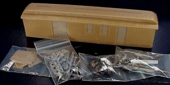 Sn3 WISEMAN V&T S 7 D&RGW 2 WINDOW RPO BAGGAGE CAR KIT  