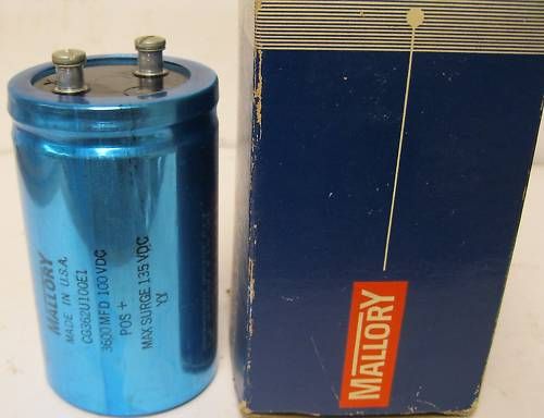 New Mallory Electronic Components Capacitor CG362U100E1  