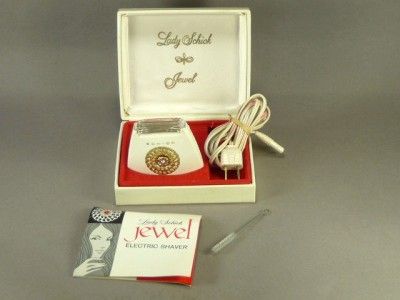 Vintage Lady Schick Jewel Model 109 Electric Shaver VGC  