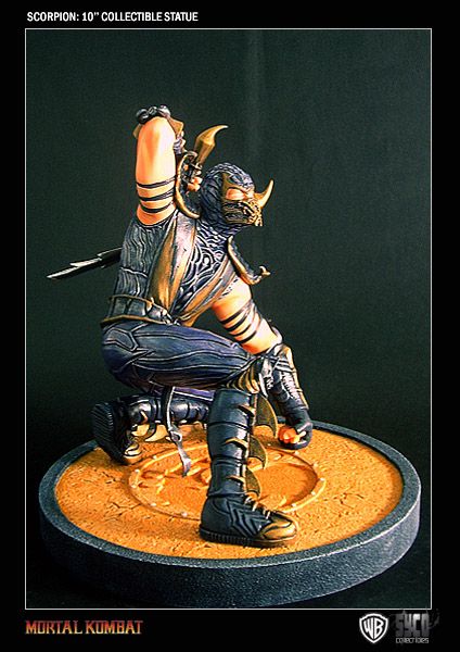 Mortal Kombat Scorpion Polystone 10 Statue *New*  