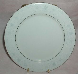 Crown Fine China Queens Lace Salad Plate Plates Flowers  