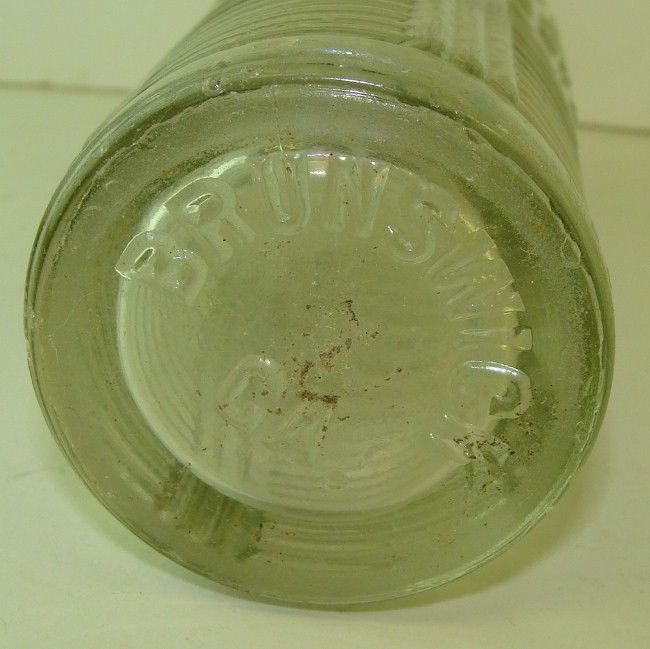 Vintage 1920 Orange Crush Brunswick GA Soda Bottle  