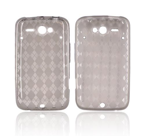   Hard Crystal Silicone Case Cover For HTC Status Crystal  