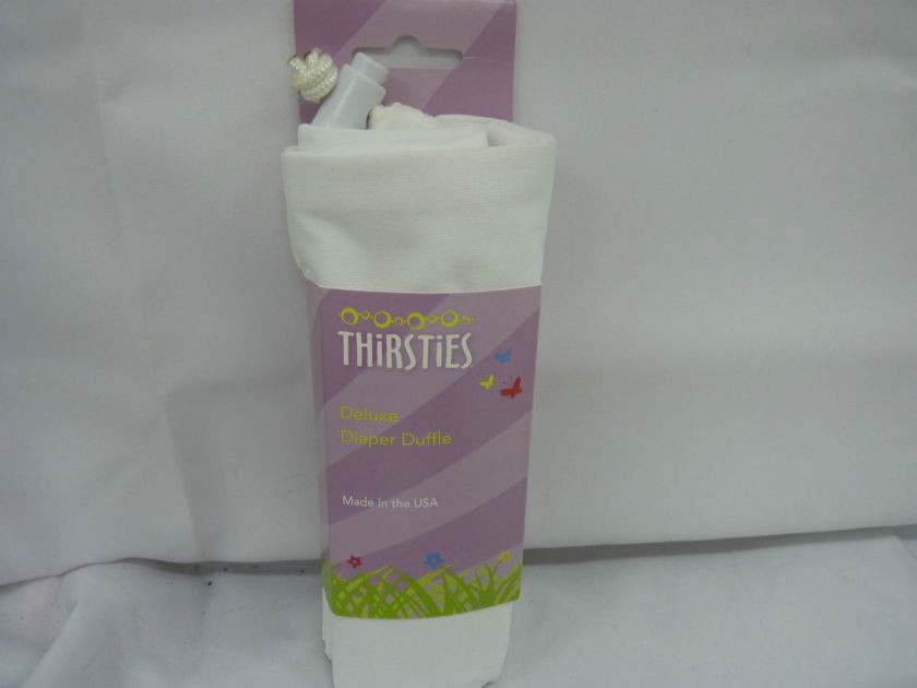 Thirsties Deluxe Diaper Pail Liner White 28x28 inch BABY  