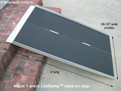 Wheelchair Ramps   LiteRamp™ Portable Scooter Ramp  