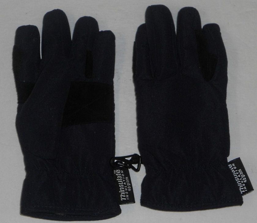 NEW GRAND PRIX DARK BLUE THINSULATE CHILDS GLOVES  