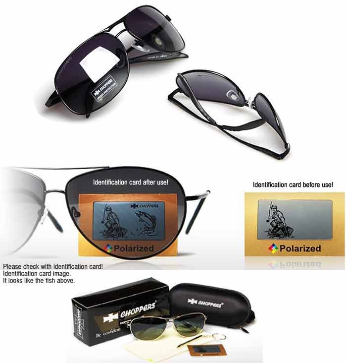 Choppers Polarized glasses polarized fishing glasses Sun Glasses 