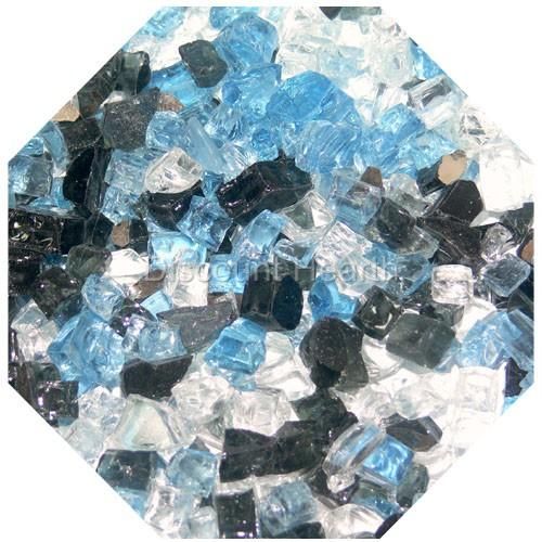 Atlantis 1/4 Premium Fireglass Fire Glass Fire Pit Fireplace Crystals 