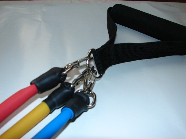   grip resistance band attachments exercise tubes cord handles  